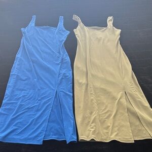 Fashion Nova Blue and green dress. Never been worn